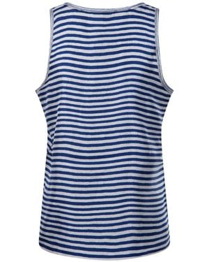 Pierre Louis Mascia Striped Tank Top - Blue
