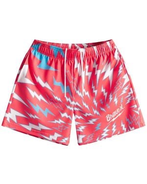 Bravest Studios Lightning Shorts - Red