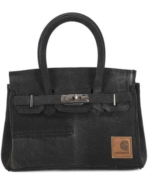 ANOTHER CHANCE Padlock Tote Bag - Black
