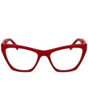 KARL LAGERFELD Karl-Signature Cat-Eye Glasses - Red