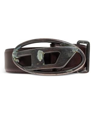 DIESEL Oval-D Belt - Black