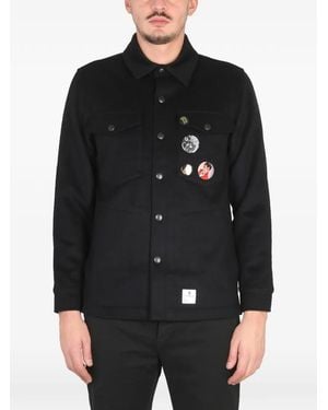 Department 5 Camicia Con Applicazione - Nero