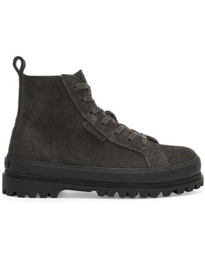 Superga 2341 Alpina Lace-Up Ankle Boots - Black