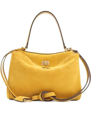 Balenciaga Rodeo Suede Tote Bag - Metallic