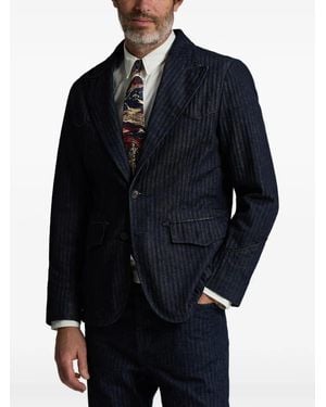 RRL Western-Yoke Blazer - Blue