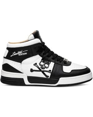 Philipp Plein Zapatillas Notorius Con Parche De Calavera - Blanco