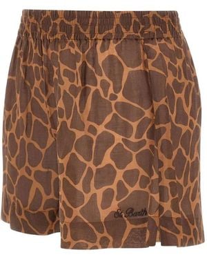 MC2 Saint Barth Meave Shorts - Brown