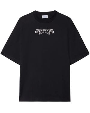 Off-White c/o Virgil Abloh Tattoo Bandana Arrow Tシャツ - ブラック