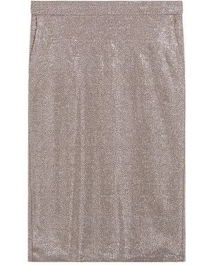 GIUSEPPE DI MORABITO Rock mit Strass - Grau