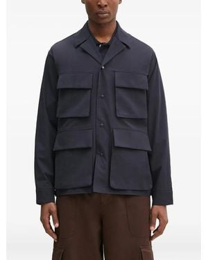 Norse Projects Mads Multi-Pocket Overshirt - Blue