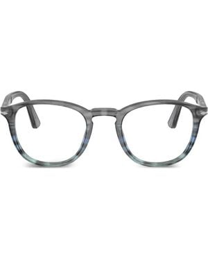 Persol Lunettes De Vue À Monture Ronde - Gris