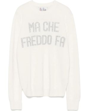 Mc2 Saint Barth Maglione New Queen - Bianco