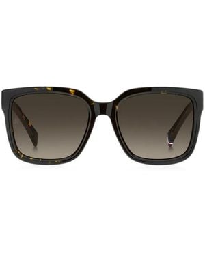 Tommy Hilfiger Lunettes De Soleil À Monture Carrée - Grey