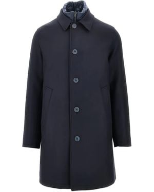 Herno Cappotto Monopetto - Blu