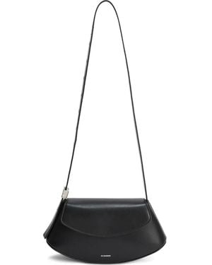 Jil Sander Kleine Eldorado Schultertasche - Schwarz