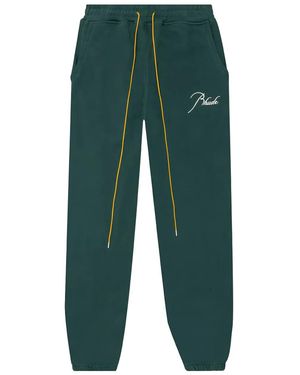Rhude Terry ドローストリング トラックパンツ - グリーン