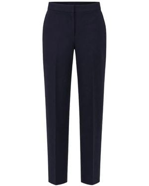 Max Mara Pressed Tailored Pants - Blue