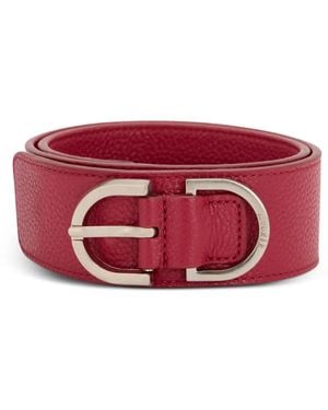 Moorer Ivette Buckled Belt - Red