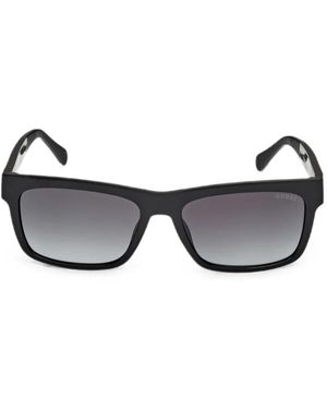 GUESS EYEWEAR Rectangle-Frame Sunglasses - Black