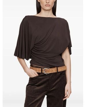 Christopher Esber Ausgestelltes Jerseyoberteil - Schwarz