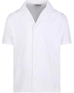 Altea Camisa Con Cuello Cubano - Blanco