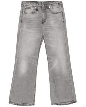 R13 Jean À Effet Délavé - Grey