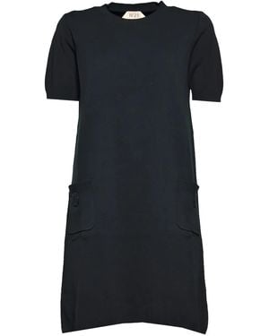 N°21 Short-Sleeve Pocket Dress - Black