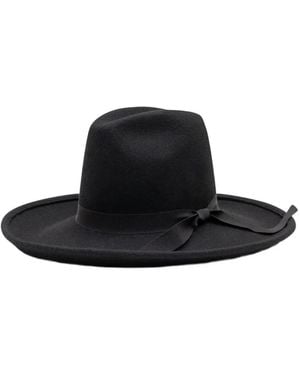 Alanui Chapeau D'Inspiration Western À Détail De Nœud - Black