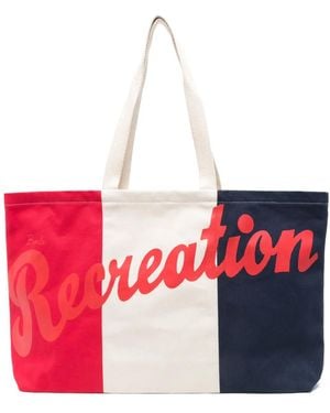 Bode Recreation Tote Bag - Rot