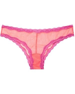 Fleur du Mal Culotte En Tulle - Pink