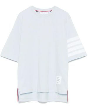 Thom Browne 4 Bar Stripes Jersey T-Shirt - White