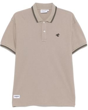 Chocoolate Poloshirt Mit Logo-Stickerei - Natur
