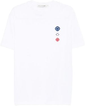 Joshua Sanders Embroidered Cotton T-Shirt - White