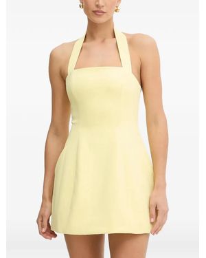 Bardot Nevelle Hourglass Halterneck Dress - Yellow
