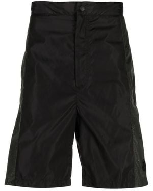 Moncler Colour-Block Bermuda Shorts - Black