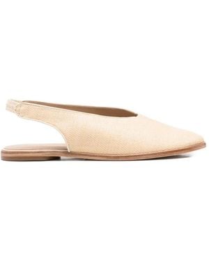 Ammb Milano Slingback Pumps - Natural