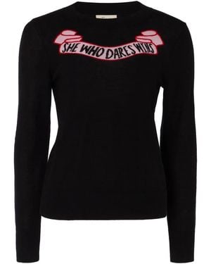 Temperley London Jersey She Who Dares Win - Negro