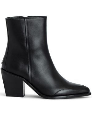 Zadig & Voltaire Cara 70Mm Leather Boots - Black