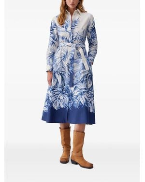 Liu Jo Long Shirt Dress - Blue