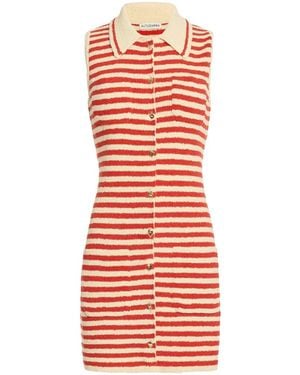 Altuzarra Mamie Striped Mini Dress - Red
