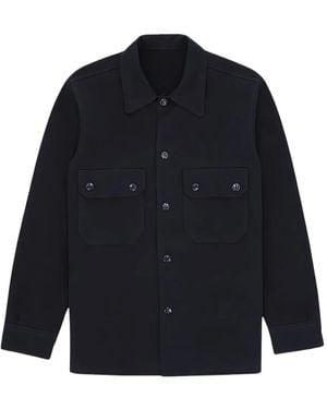 Fortela Buttoned Pocket Overshirt - ブルー