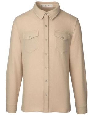 God's True Cashmere Button-Fastening Shirt - Natural