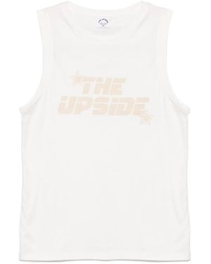 The Upside Logo-Print Tank Top - White