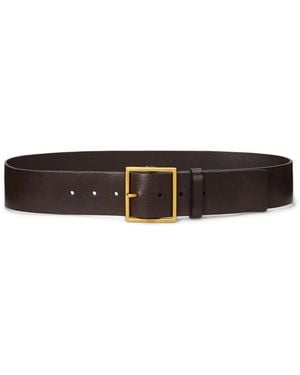 Polo Ralph Lauren 50Mm Squared Wardrobe Medium Belt - Brown