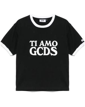 Gcds Ti Amo T-Shirt - Black