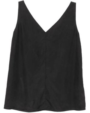 YEAREAST V-Neck Sleeveless Top - Black