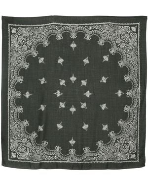 Destin Sciarpa Con Stampa Paisley - Grigio
