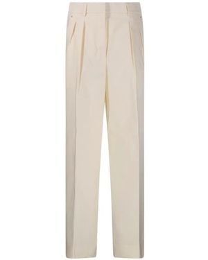 Moncler Pleat-Detail Pants - White