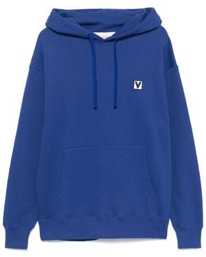 Valentino Garavani Vロゴ パーカー - ブルー