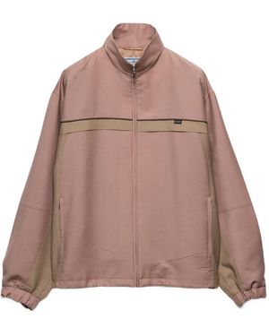 Prada Mohair Wool Blouson Jacket - Brown
